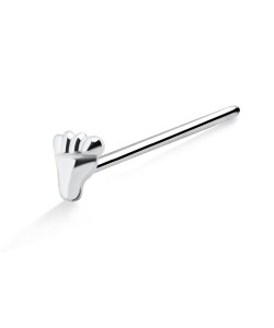 Foot Silver Straight Nose Stud NSKA-87